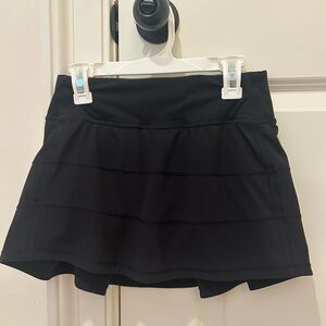 Lululemon Pace Rival Skirt- Black